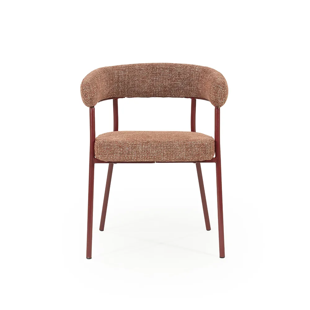 Käsinojallinen tuoli Yovi Burgundy