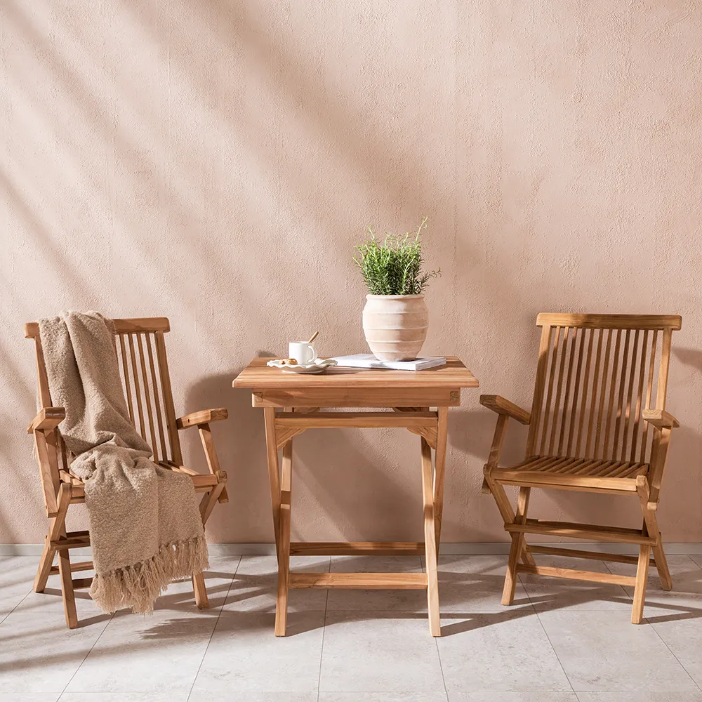 Ghana kahvilapöytä 70x70 cm Teak 