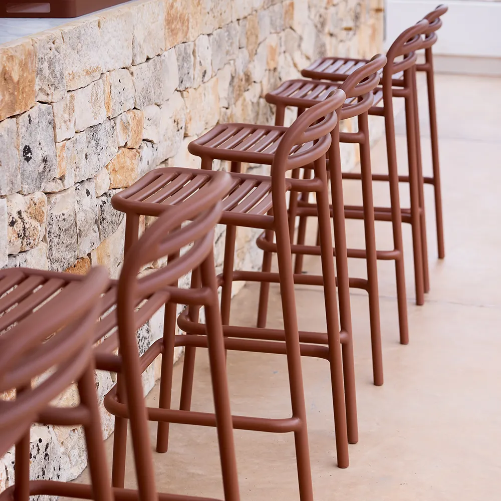 Bliss bartuoli, pinottava Dark green, aluminium