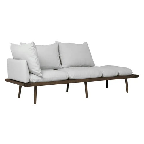 Lounge Around  3-istuttava sohva Dark Oak/Sterling