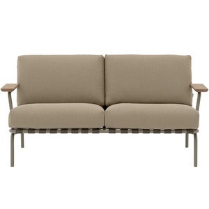 Settle 2-istuttava sohva Ribbed Weave 5/Taupe 
