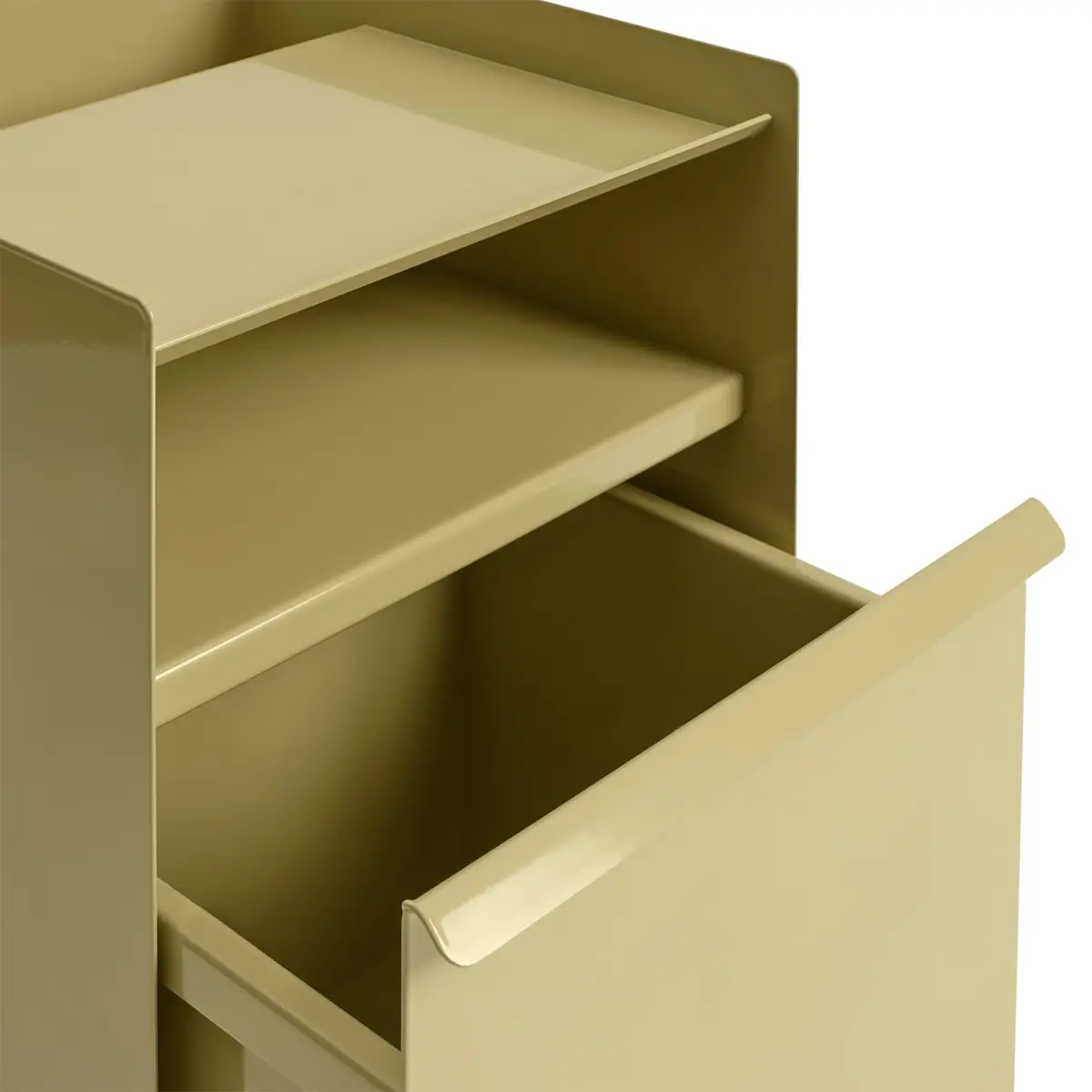 Folded Trolley korkeus avattuna 61,5 cm) – tumma beige-vihreä