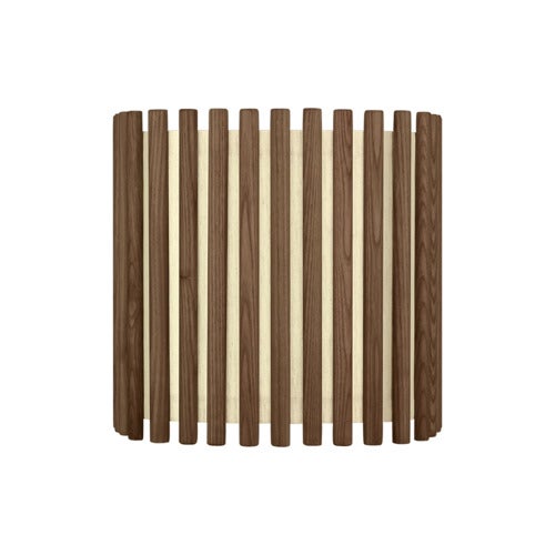 Komorebi lampunvarjostin, neliö, keskikokoinen Dark Oak