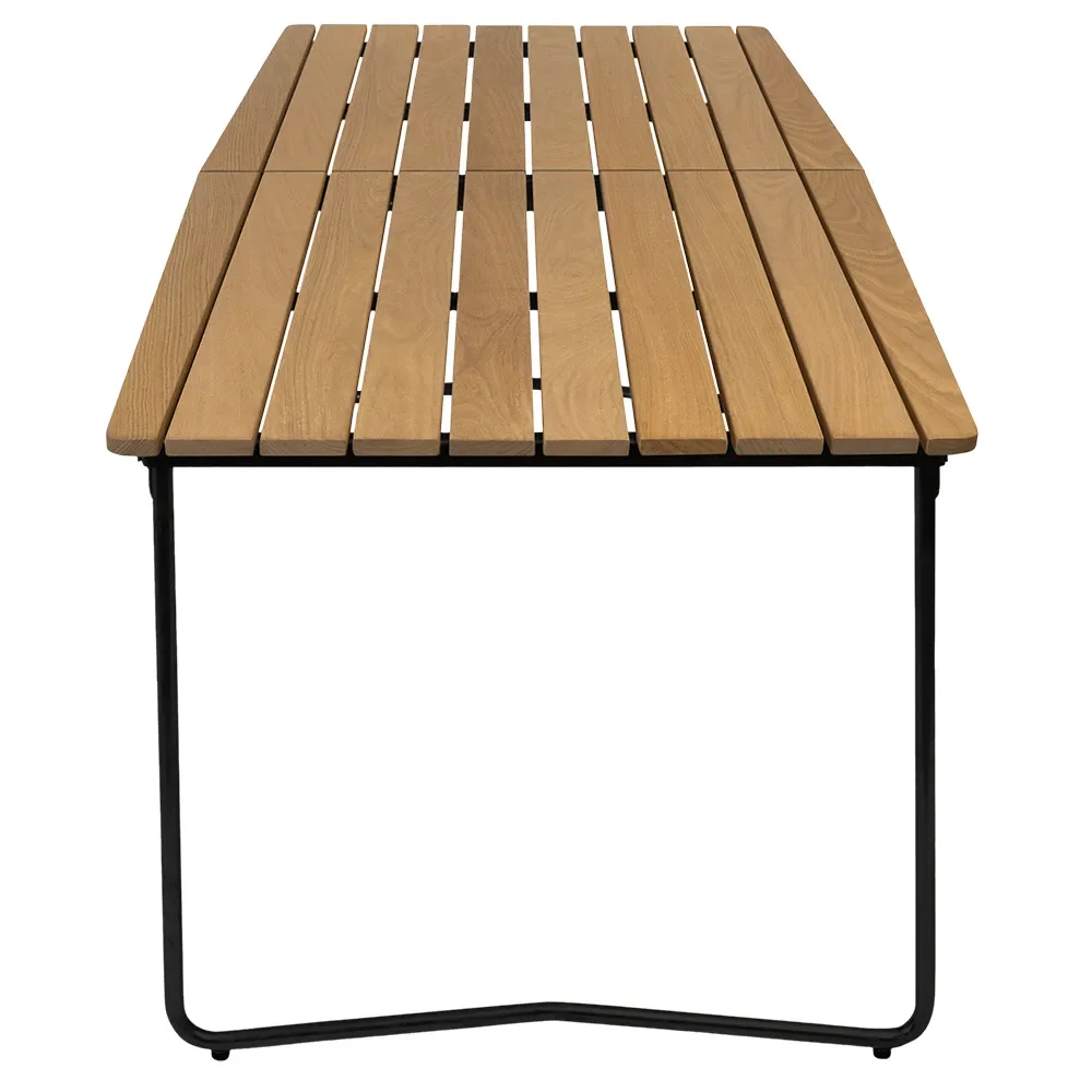 Ruokapöytä B31 230 Öljytty tammi / musta runko