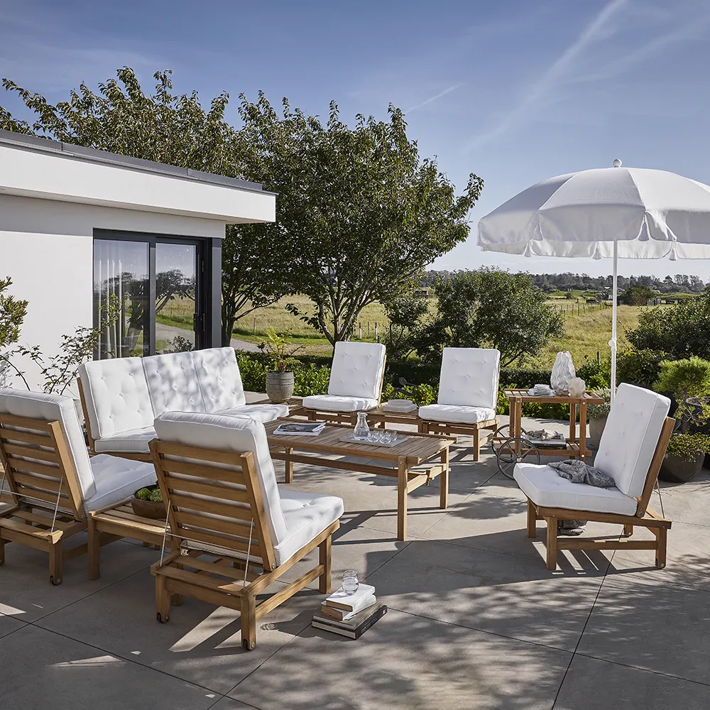 Nojatuoli rakennettavissa teak 