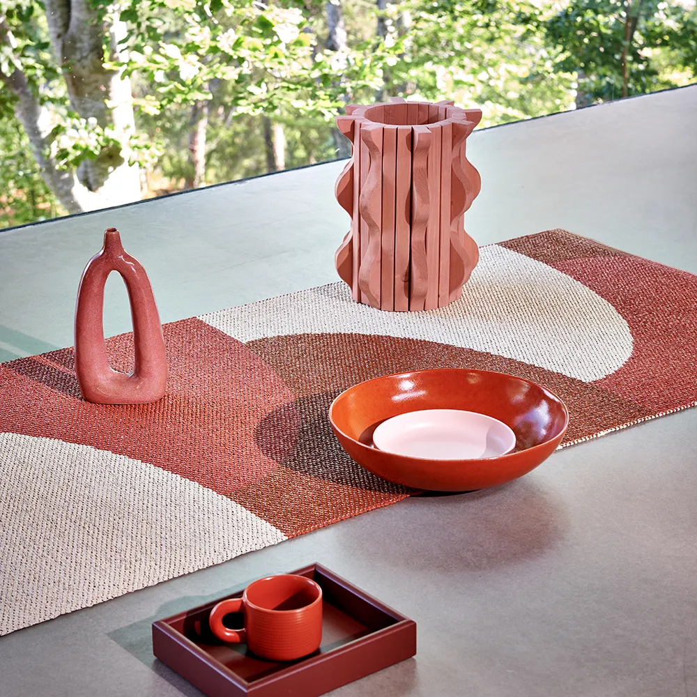 Hill matto Brick/Rust/Cream 70 x 360cm