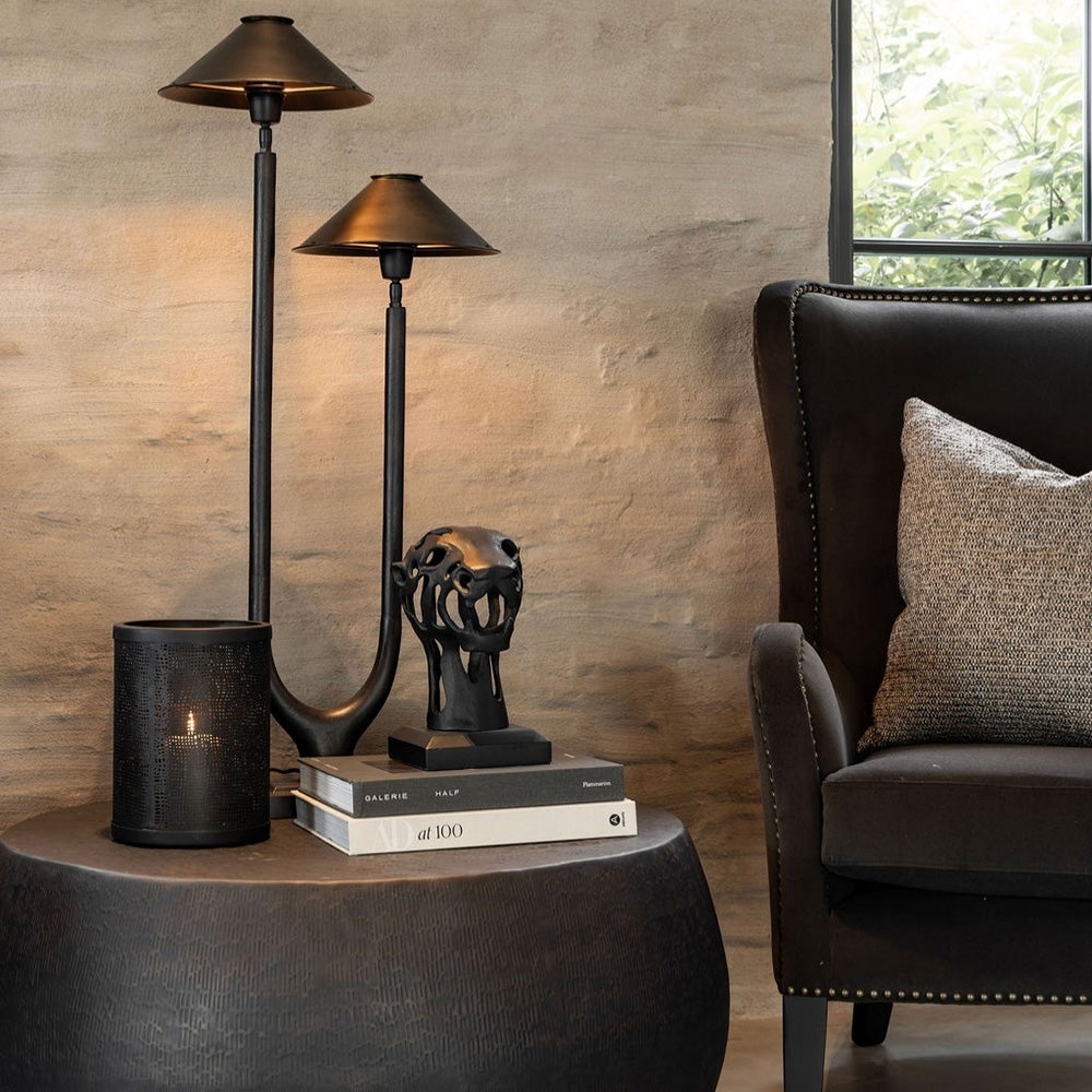  Fiora-sohvapöytä Ø80 cm musta