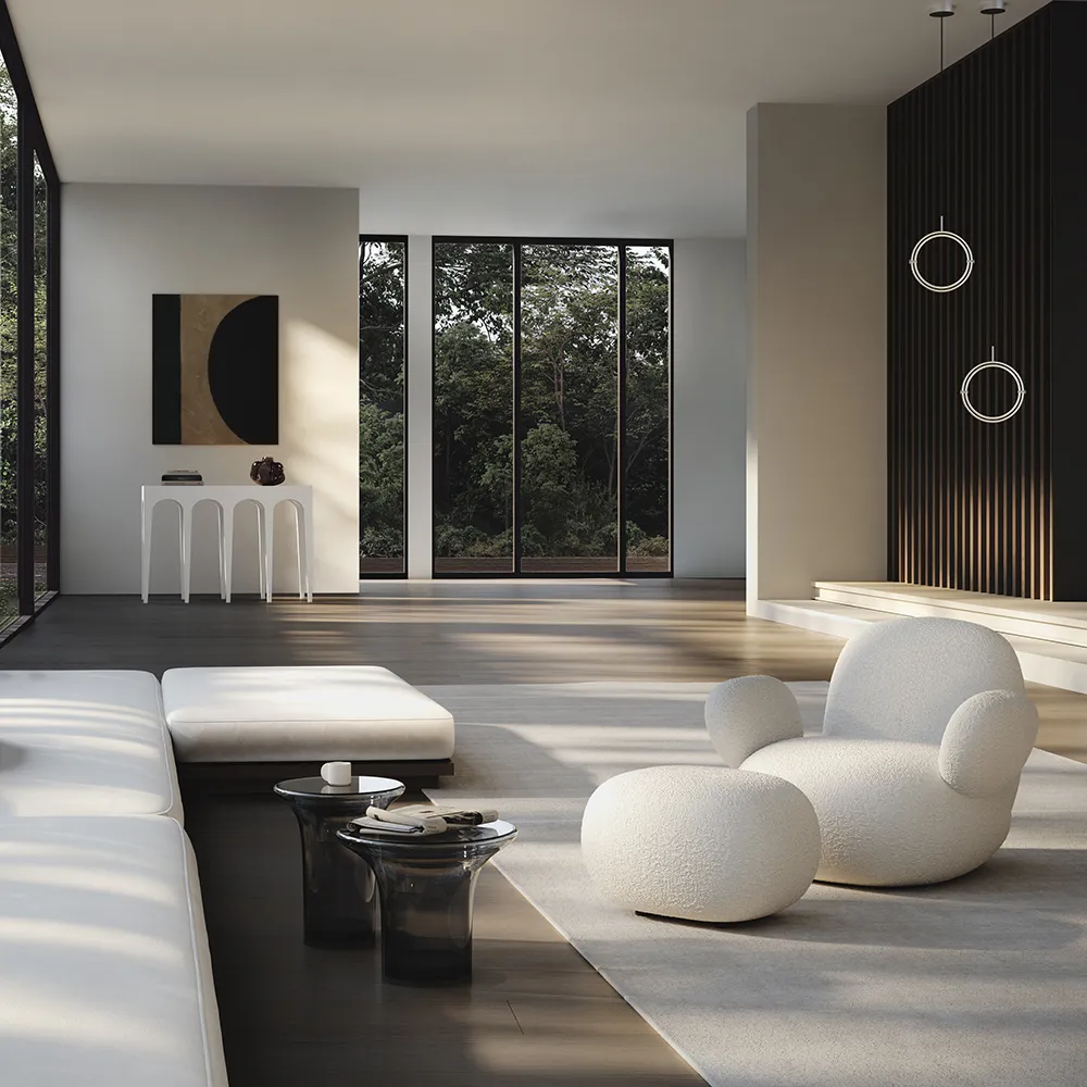 Trumpet-sohvapöytä korkea - savuinen metsä