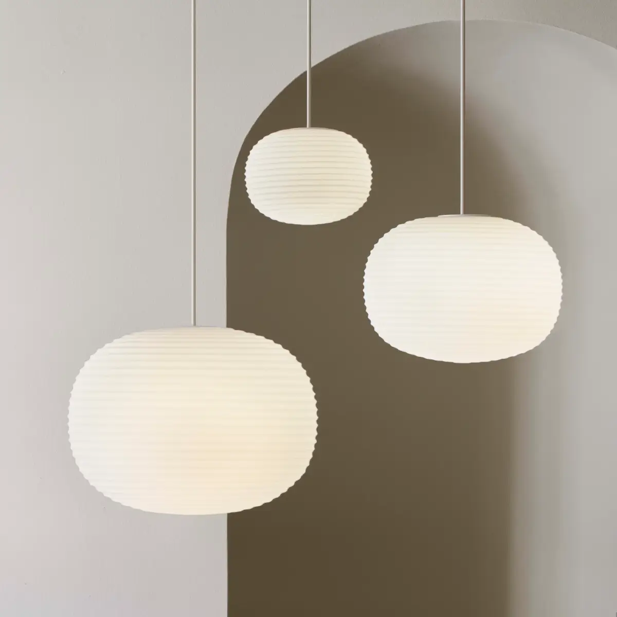 Lantern Riippuvalaisin Ø40 Valkoinen Opaalilasi