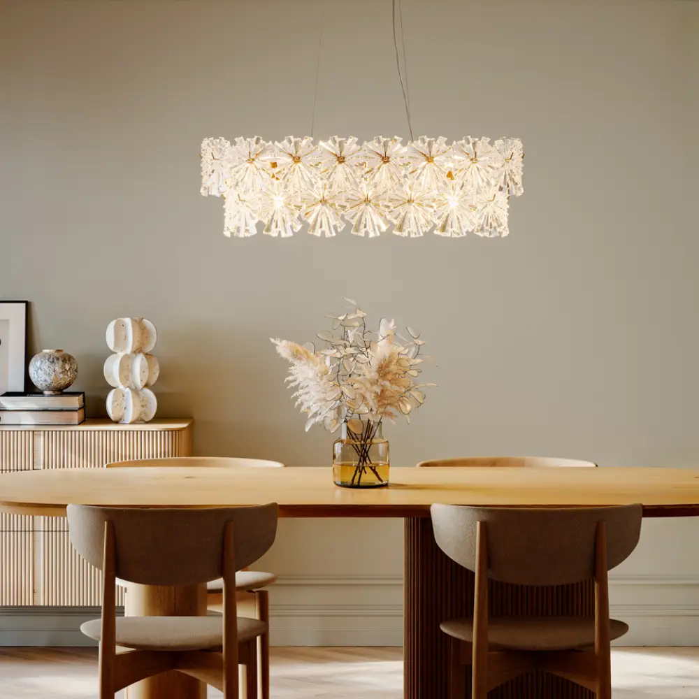 Lorraine-kattovalaisin, L75cm, messinki/kirkas