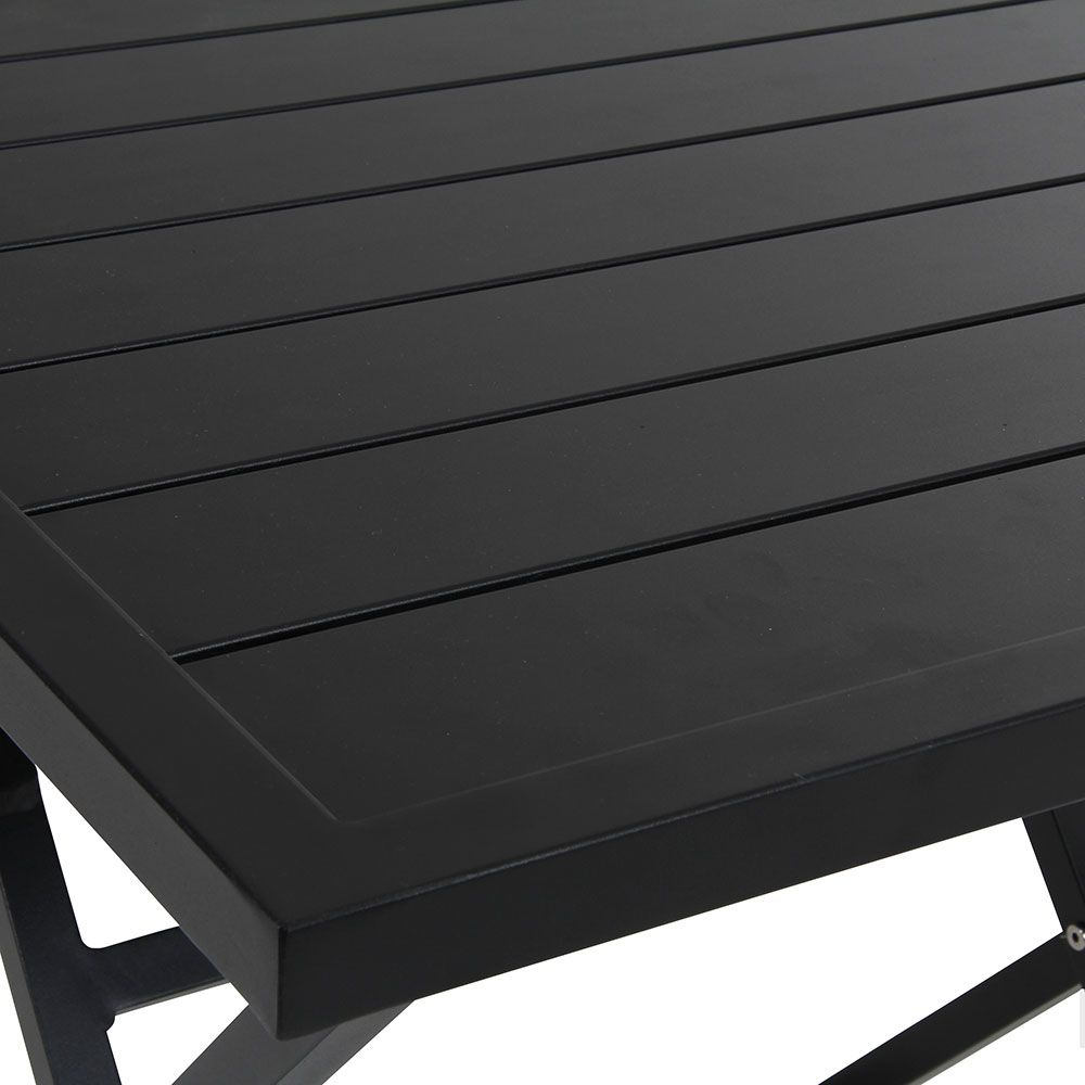 Wilkie taittopöytä 72 x 72 cm musta Brafab