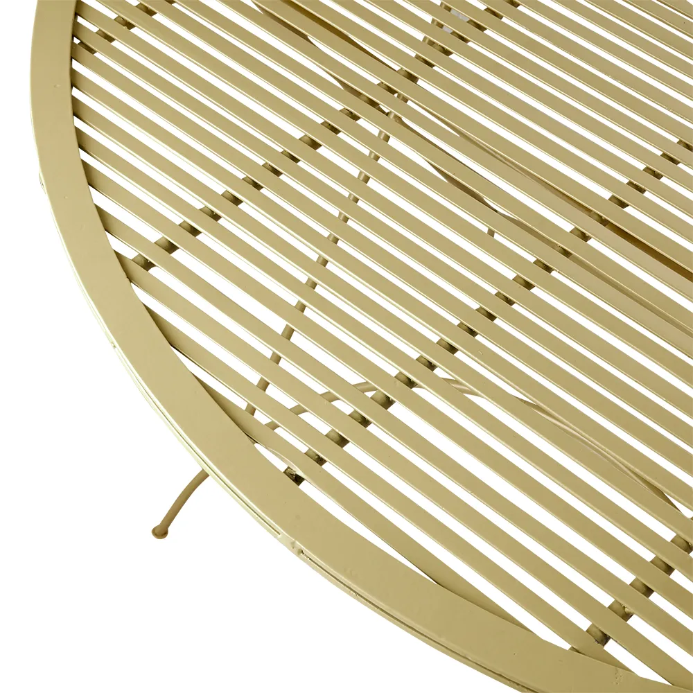 Visby Kahvilapöytä keltainen 