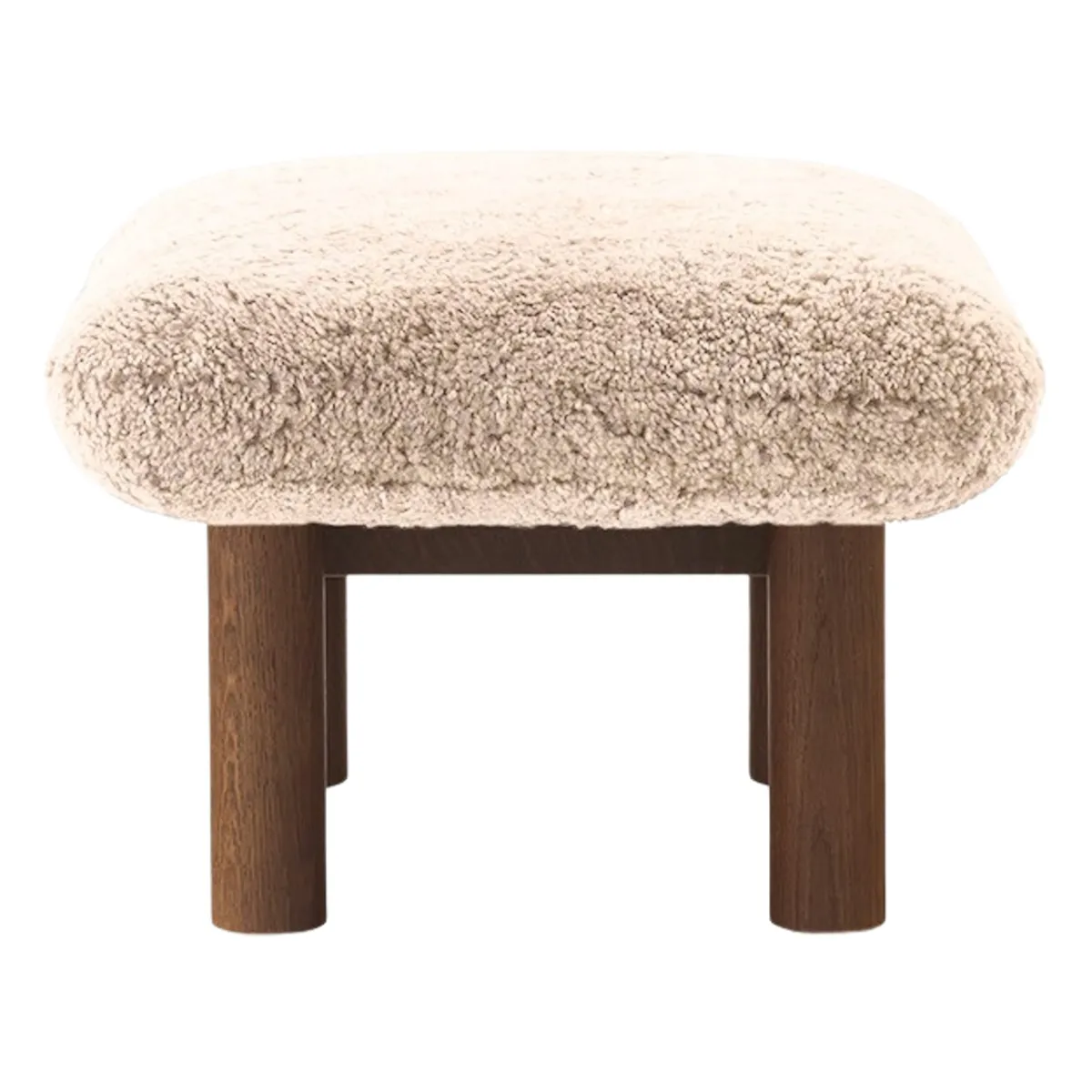 Brasilia jakkara tummaksi petsattua massiivitammea, Sheepskin Nevotex Nature