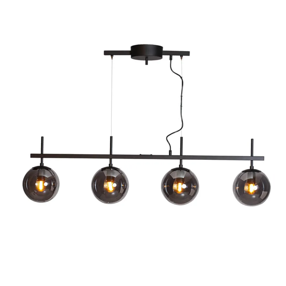 Boyle kattovalaisin 4 valoa Savunharmaa