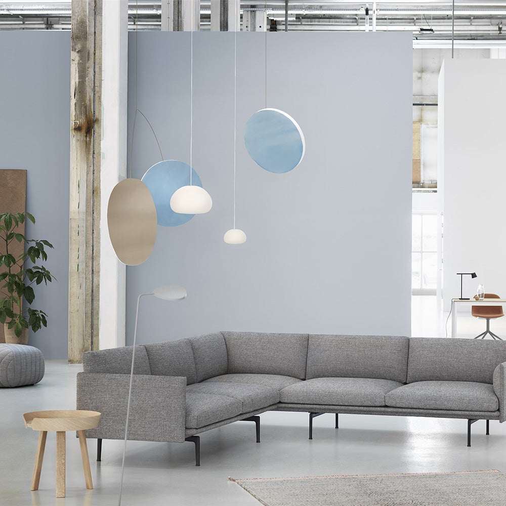 Around-sohvapöytä Ø45 cm - Tuhka