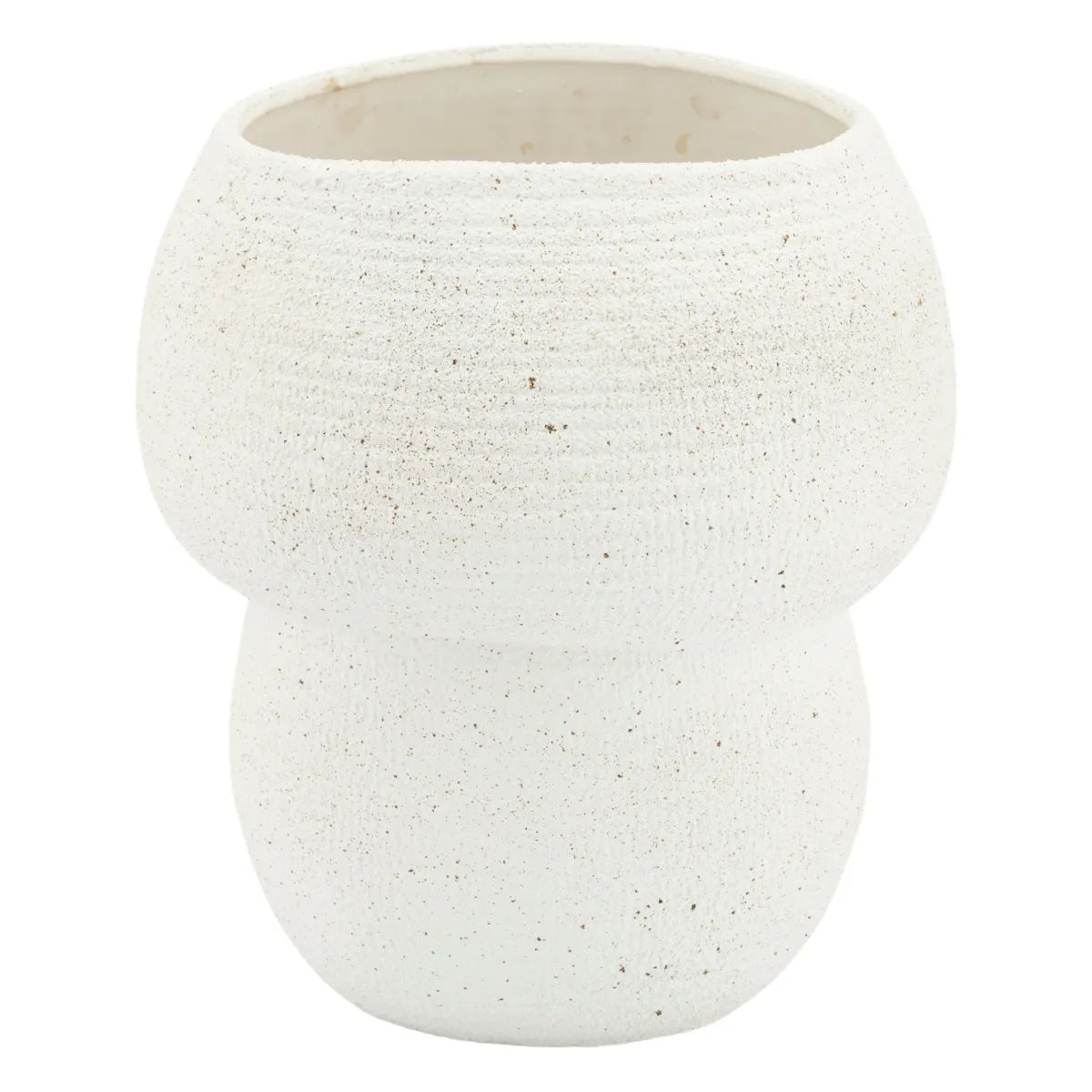 Grava small Maljakko 27,5x27,5x31 cm Saviastia Off white