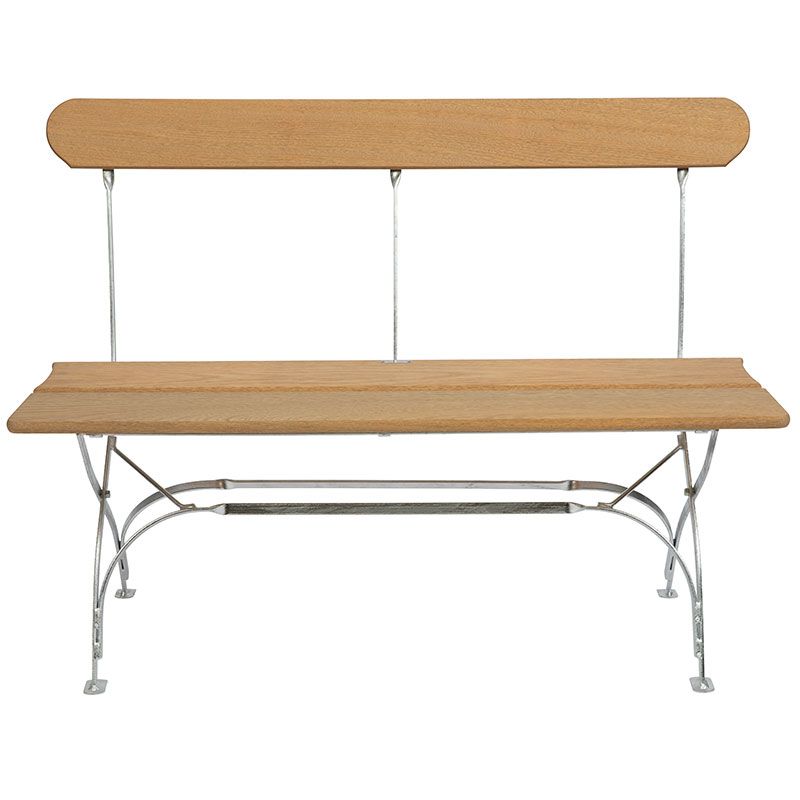 Puutarhasohva öljytty tammi Grythyttan Stålmöbler