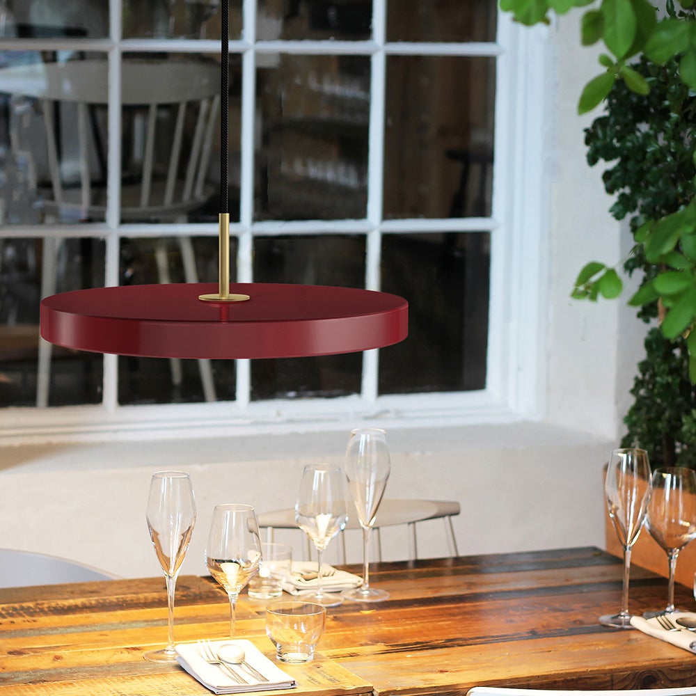 Asteria Riippuvalaisin keskikokoinen Ø43 cm Ruby Red