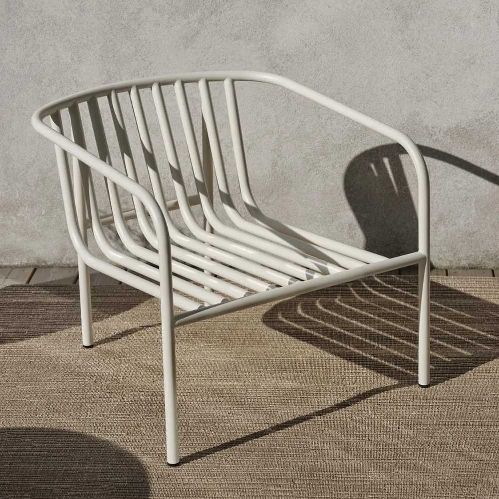 Bendt Nojatuoli Teddy Beige/Pearl White