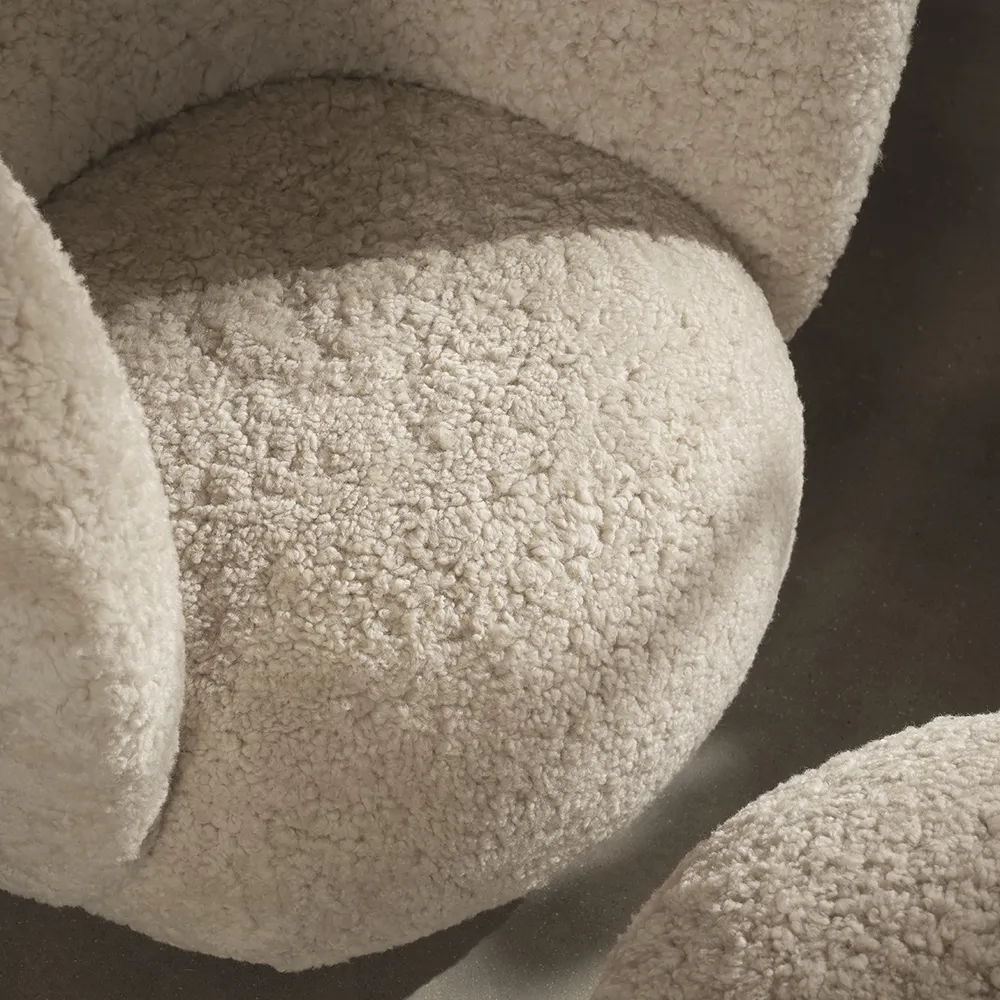 Rico Lounge nojatuoli Sheepskin - Moonlight