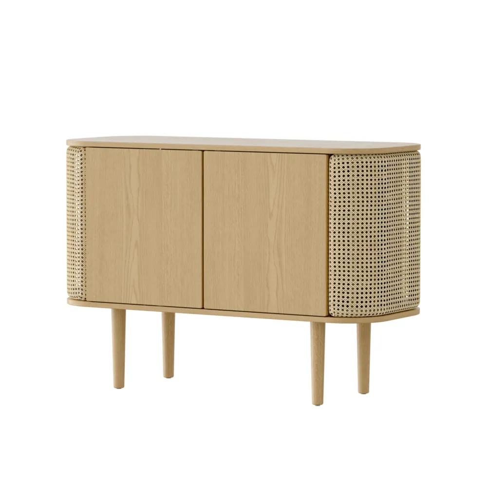  Treasures 2-ovinen kaappi tammi/ventian Cane