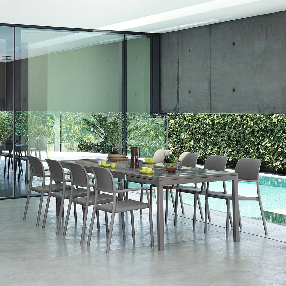 Rio Ruokapöytä 210/280x100cm Tortora