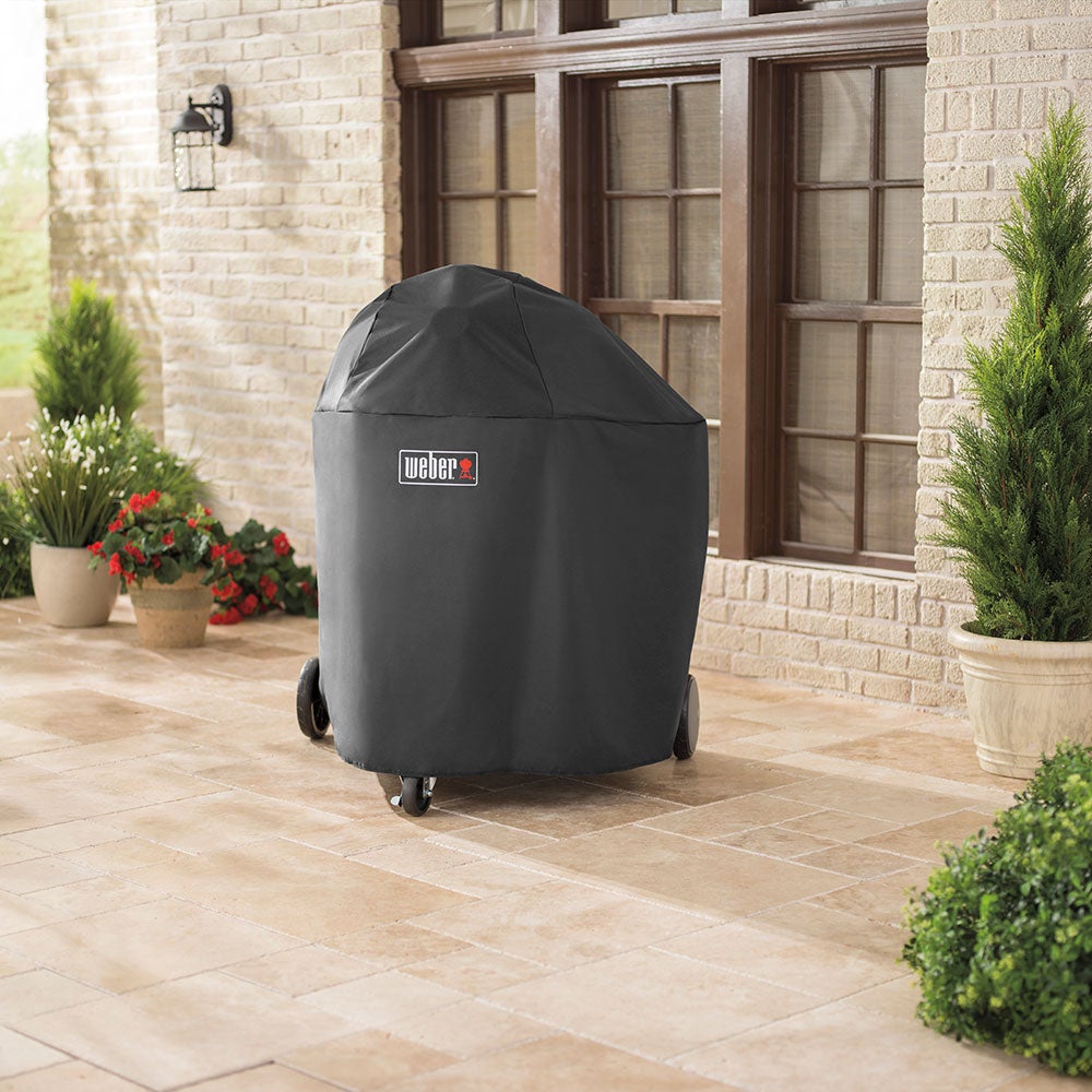 Premium suojapeite Summit charcoal musta/polyesteri Weber