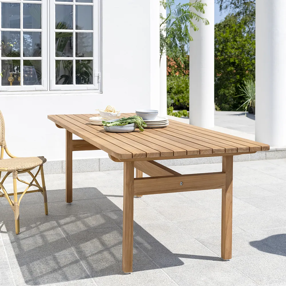 Tobias teak pöytä 205x91 cm