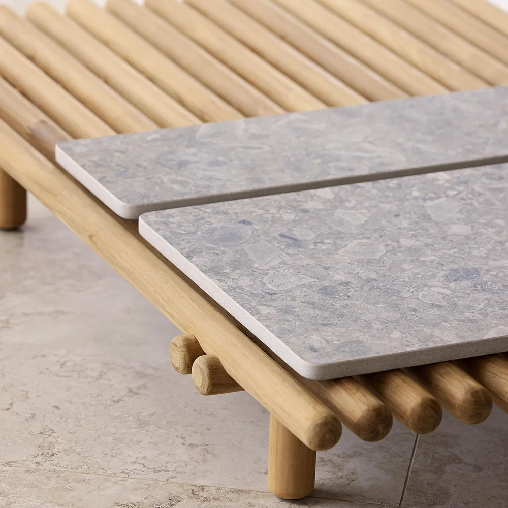 Pöytälevy 83x47 cm Multi colour keramiikka