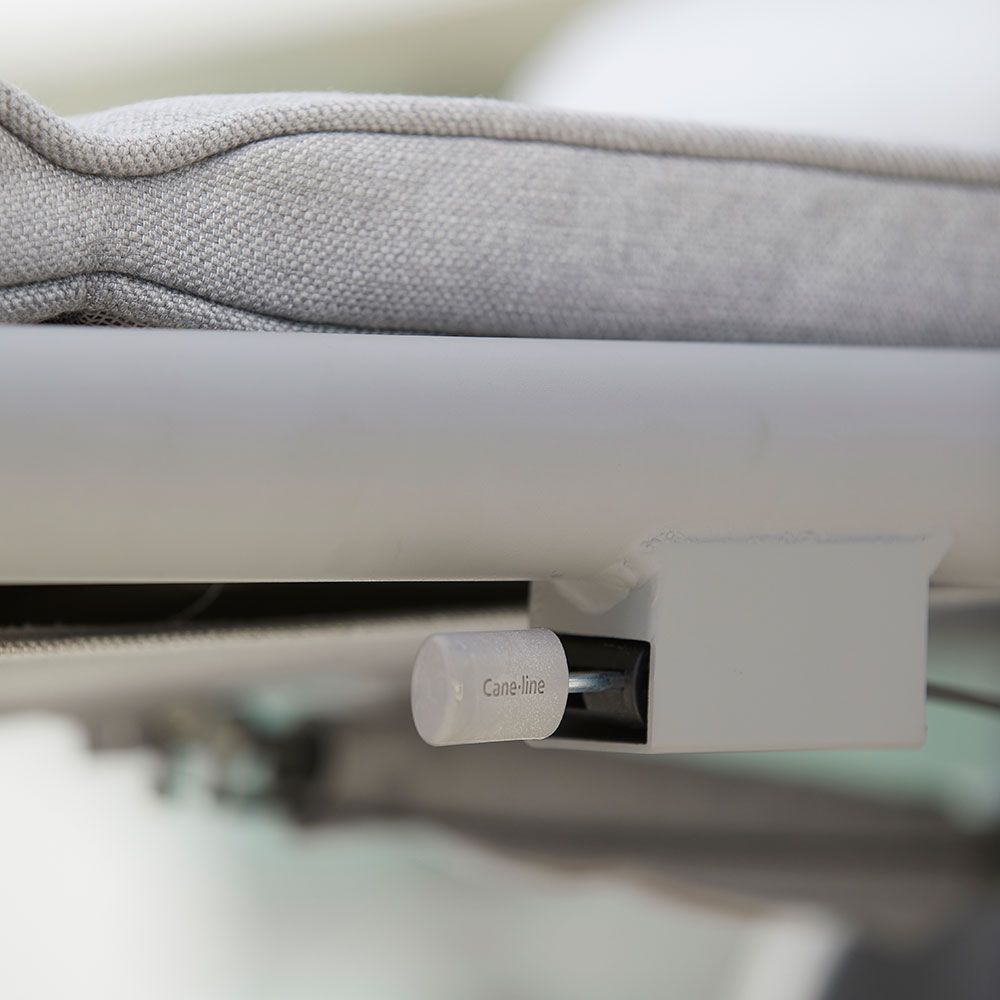 Conic Solsäng vaaleanharmaa