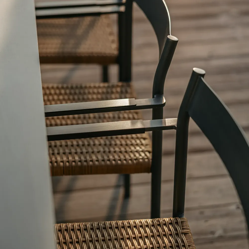 DK käsinojatuoli antracit