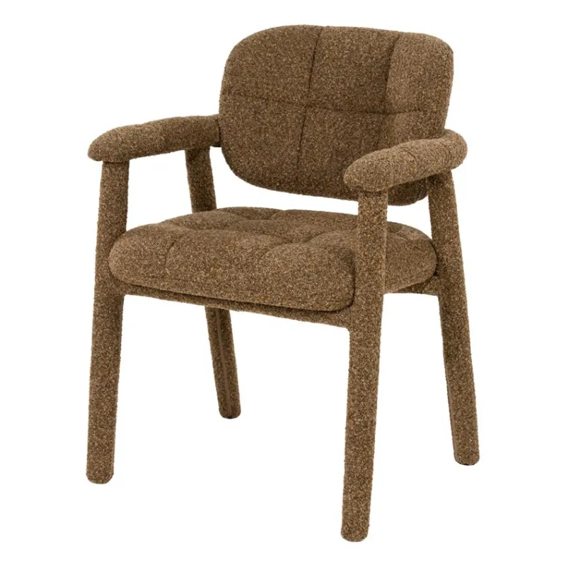 Knox Tuoli 60x61x81,5 cm Metalli & Kangas Ruskea