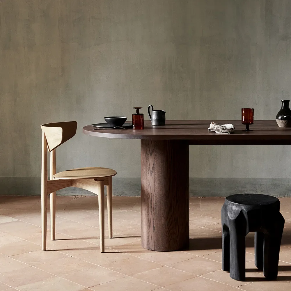 Herman Ruokapöydän tuoli Wood - White Oiled Beech