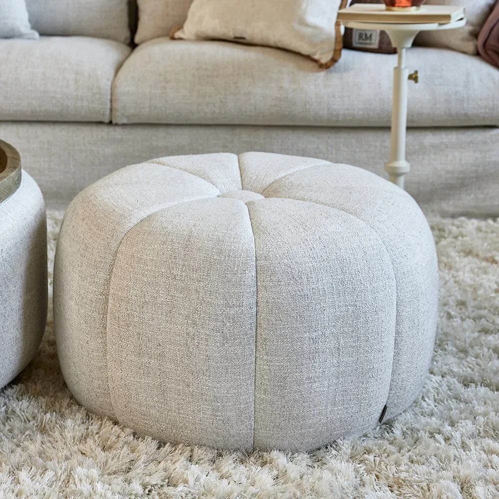 Falcone Pouf antique white