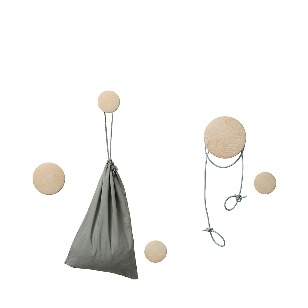 Dots Wood Ø6,5 cm - Oak