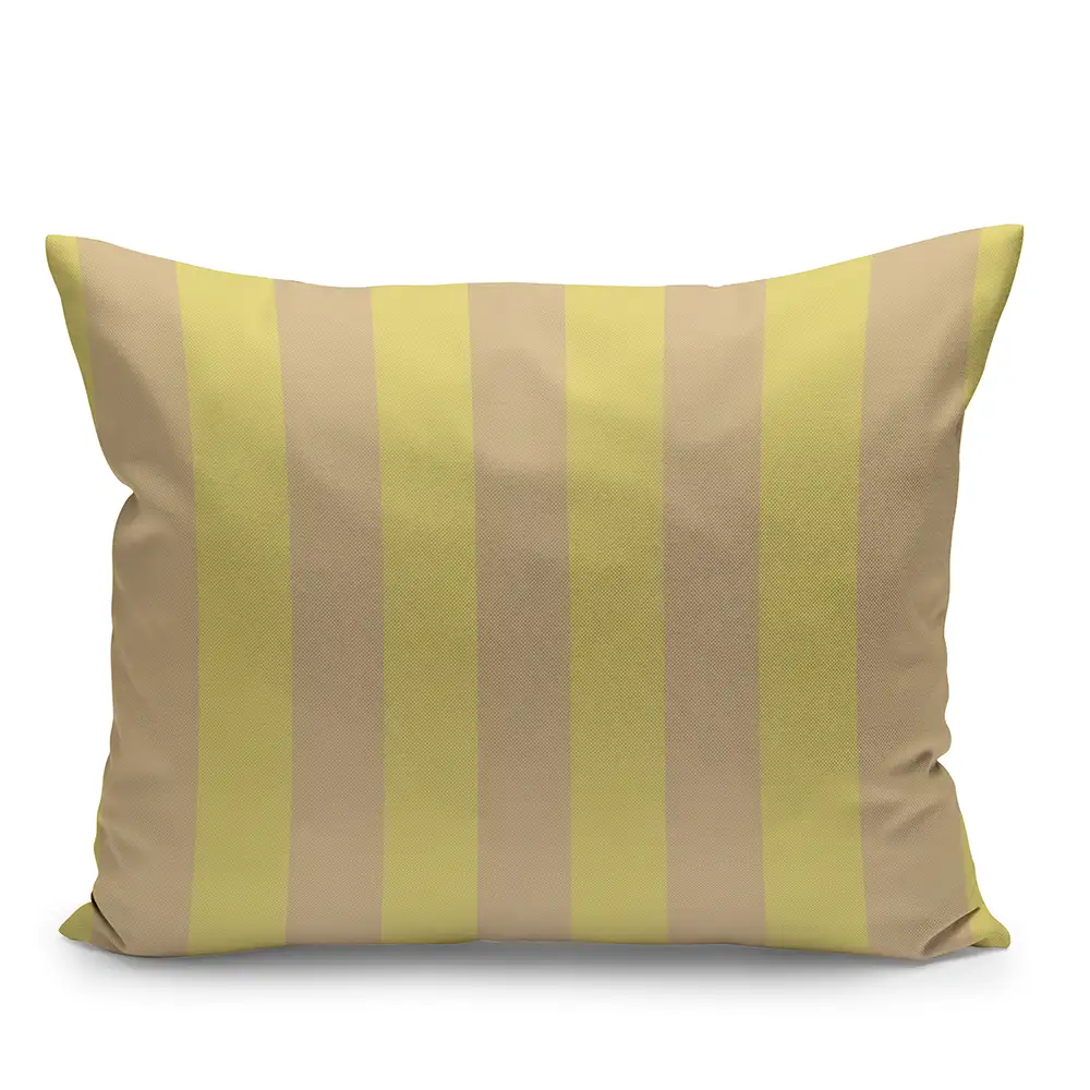 Barriere koristetyyny 50x40 cm Lemon/hiekka Stripe