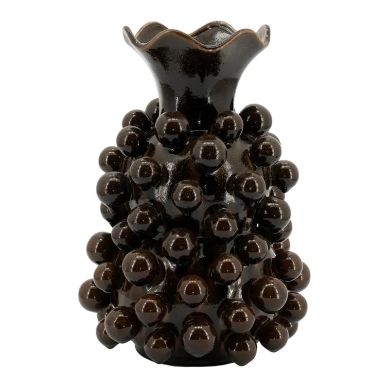By-Boo, Viro Maljakko 28,3x28,3x39,7 cm Saviastia Ruskea