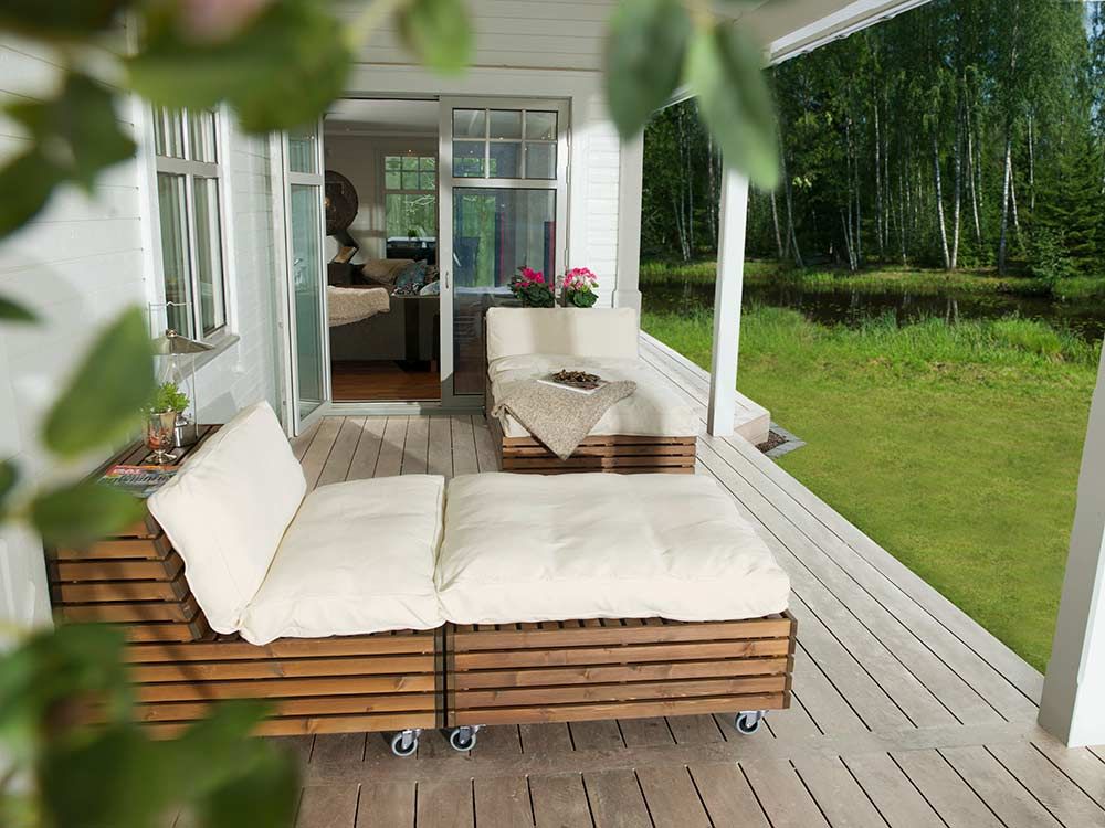 Bara Vara nojatuoli ruskea 