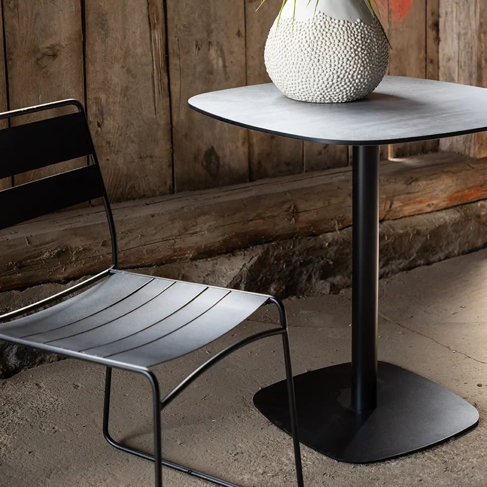 Milano Kahvila pöytä Ø70 cm musta 