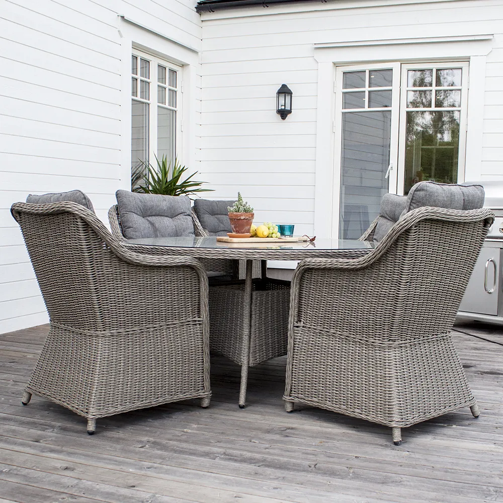 Vikelund ruokapöytätuoli Harmaa 2 kpl