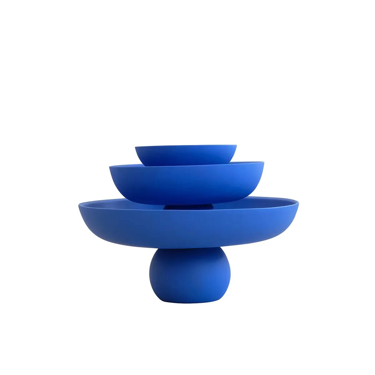 Käsinmaalattu koristekulho Baburu Mini Marrakech Blue Ø 20 cm
