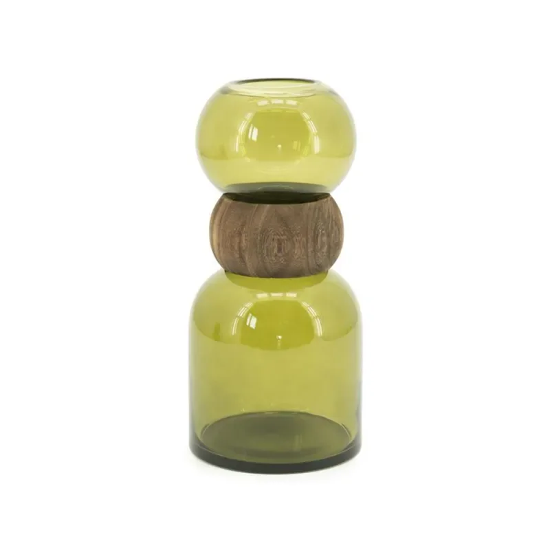 By-Boo, Verra medium - green 15x15x31,5 cm