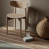 Calm Kelim Matto 80x200 cm- Dark Sand/Off-white
