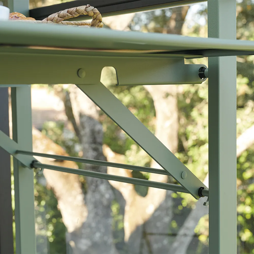 Bistro parvekkeen pöytä 57 x 77 cm Cactus