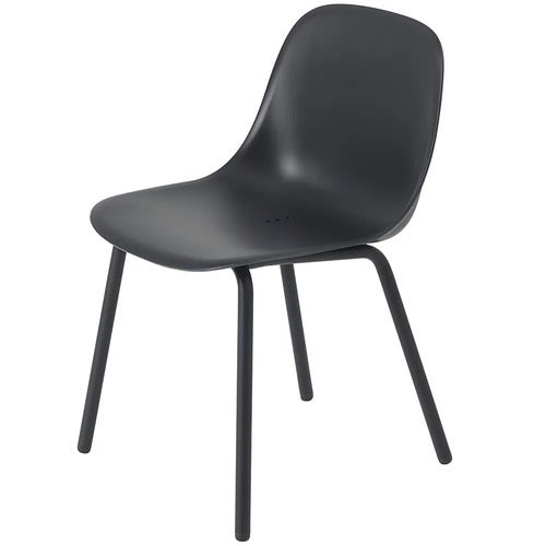 Fiber Outdoor Ruokailutuoli Anthracite Black