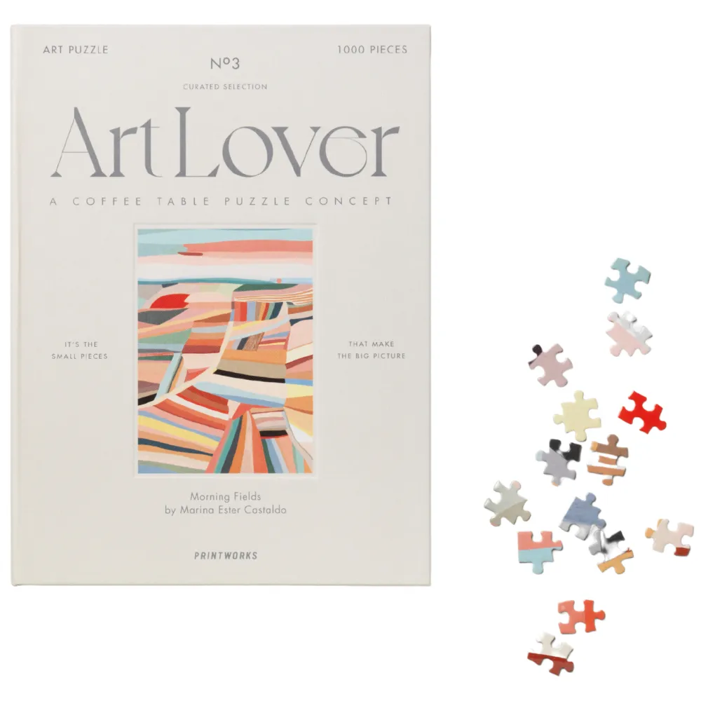  Art Lover Book palapeli - Aamupellot, 1000 kpl