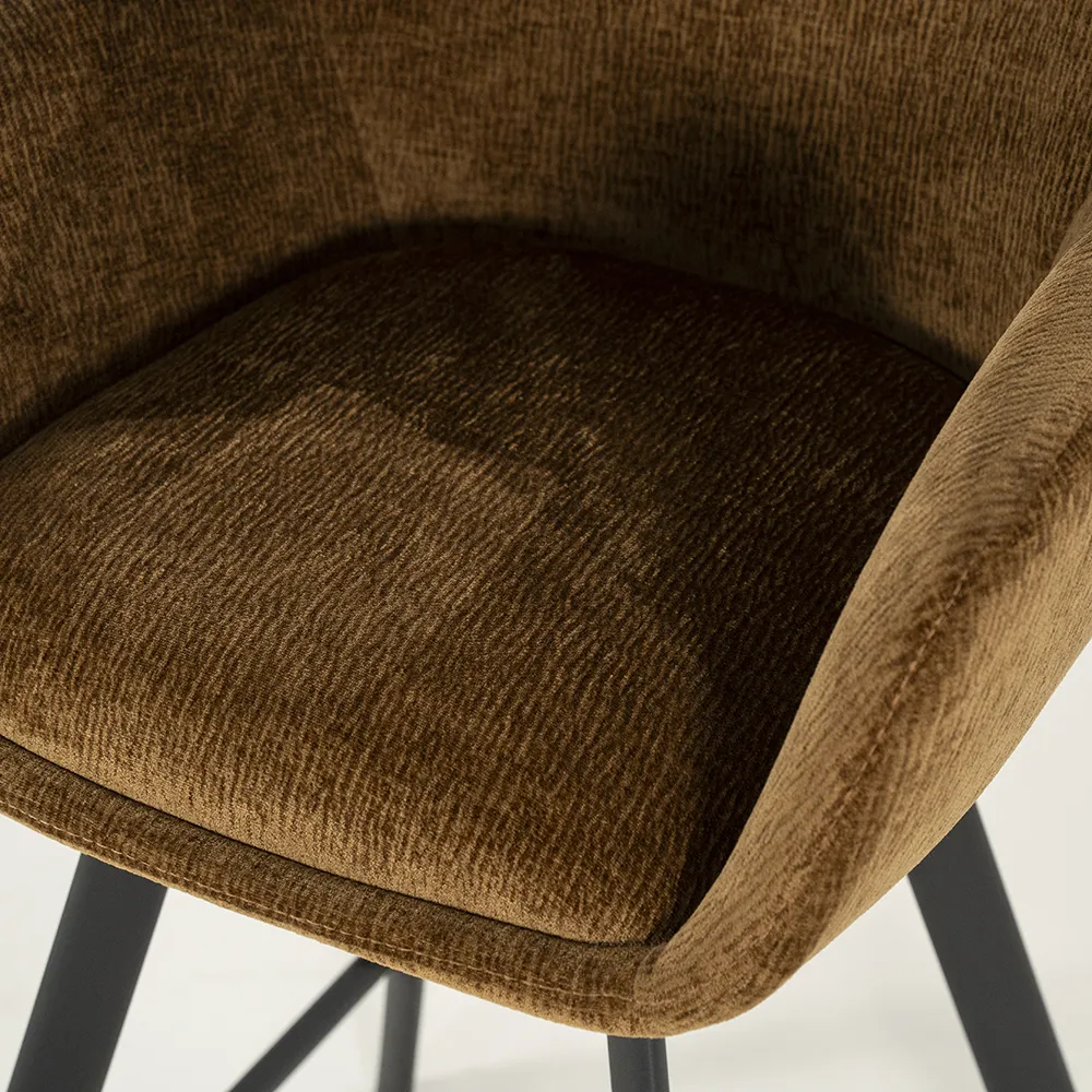 Bliss baarituoli käsinojilla - mustard