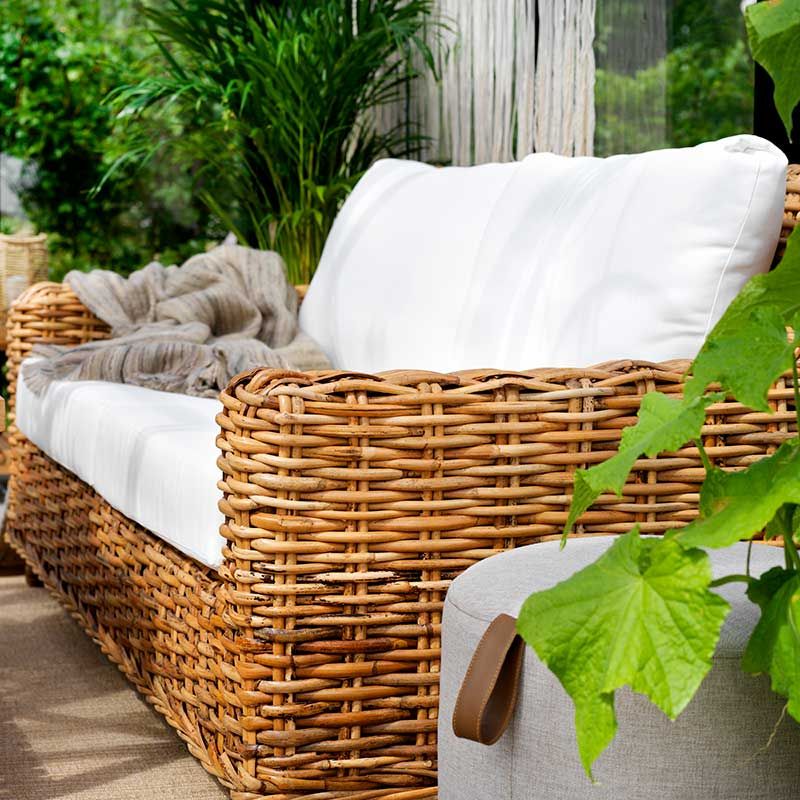 Rossvik 2,5-istuttava sohva luonnonvärinen/valkoinen Brafab