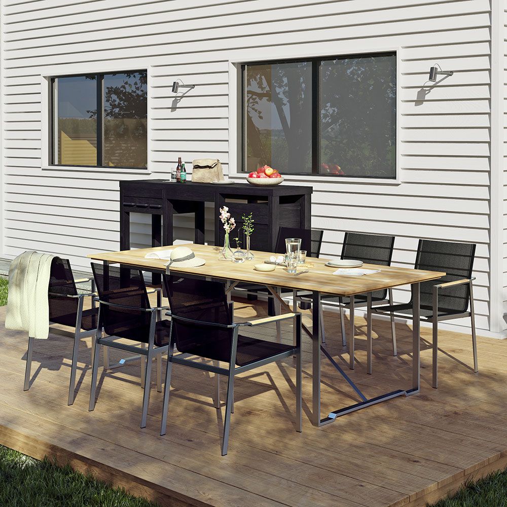 Gotland ruokapöytä 95 x 220 cm Brafab