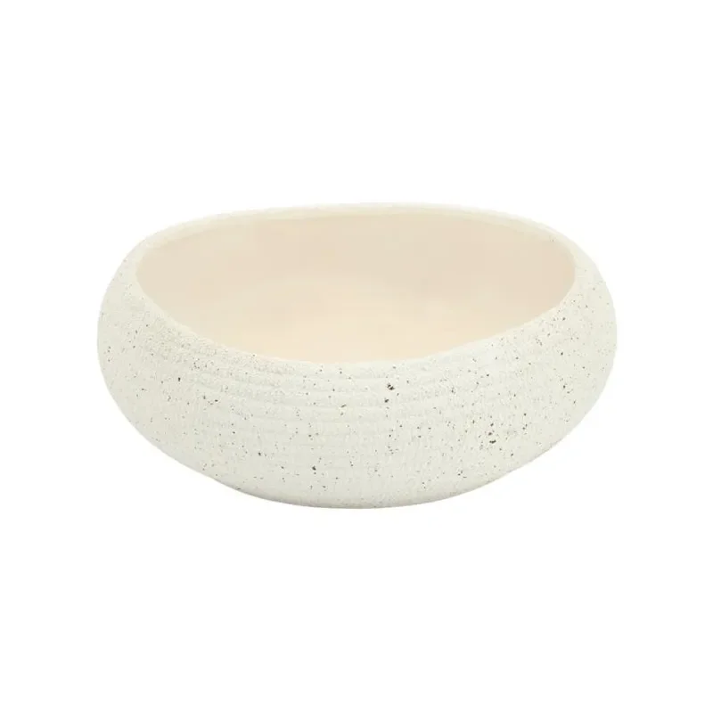 By-Boo, Grava Kulho 26,5x26,5x9,5 cm Saviastia Off white